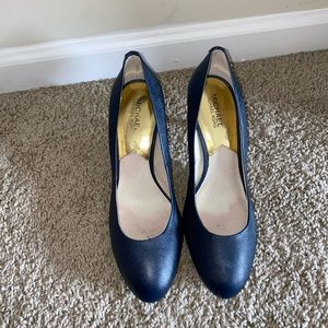 Navy Blue Micheal Kors Heels